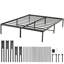 Lit plateforme en acier 14 po Tesfai-2123044987-2082849356