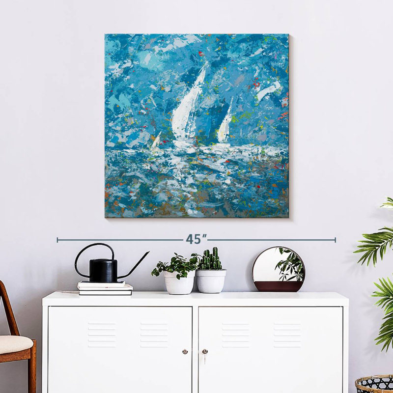 Avery Sailing II, 30" H x 30" W