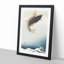 Jumping Carp Fish by Ohara Koson - Picture Frame Art Print-55609971-55609972