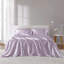 Ensemble de draps 6 pièces grand luxe lilas