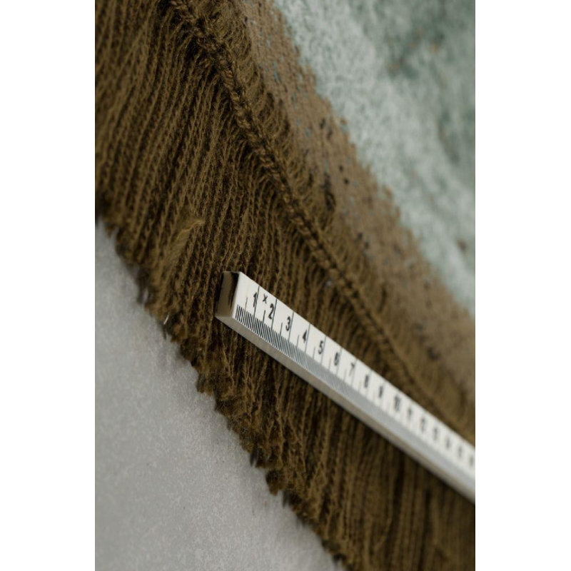 Tapis vert / brun Rocky