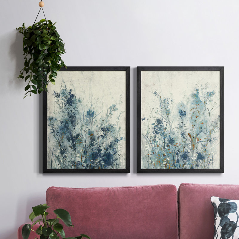 Toile encadrée de qualité supérieure AU CH Blue Spring I - prête à être accrochée