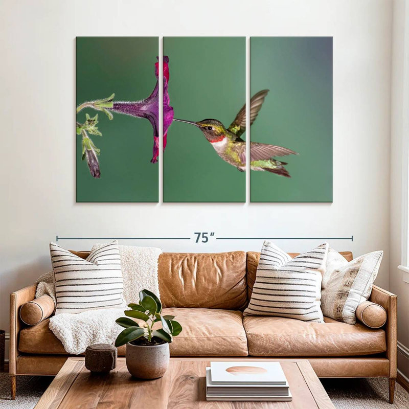 Brampt Nectar Sucking Hummingbird, 42" H x 65" W