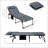 2 Piece Folding Chaise Lounge With 5-Level Reclining Back-2005291278