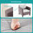 7 Pieces Patio Sofa with Rectangle Fire Pit Table and Ottomans-108198463-108198464