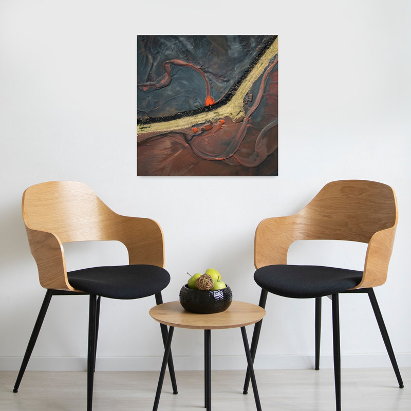 Art contemporain, art moderne abstrait, H 24 po x l 24 po