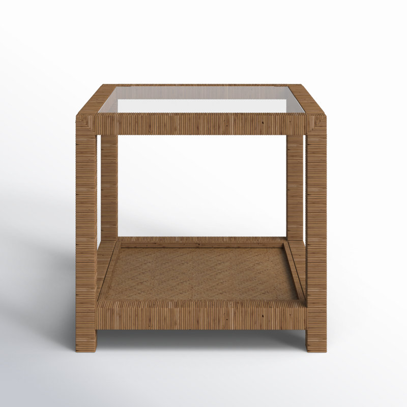 Adalard Glass End Table