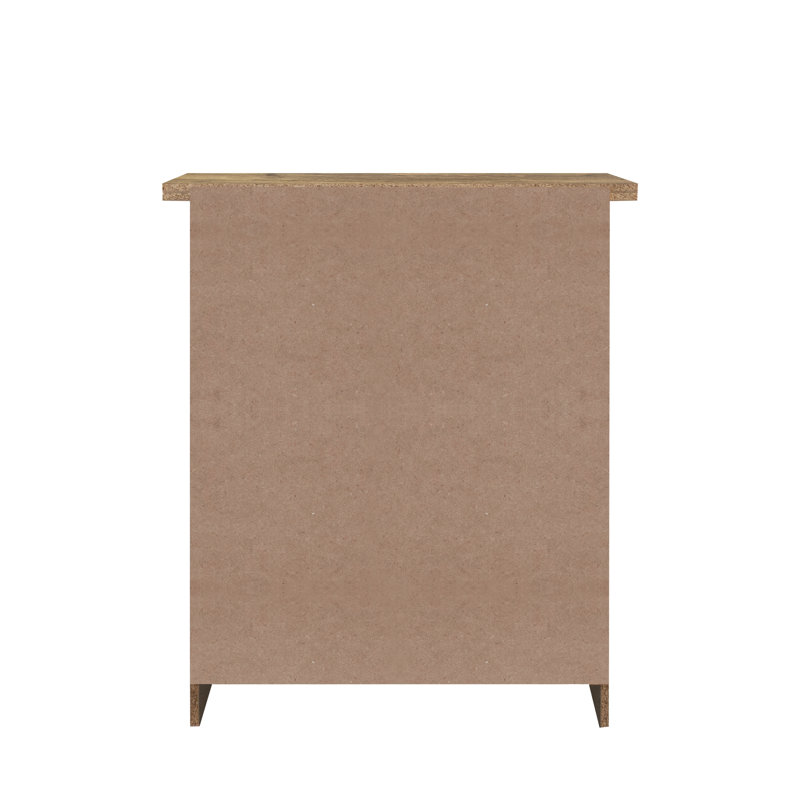 Highgate 4 Drawer Chest, Dark Grey/Oak