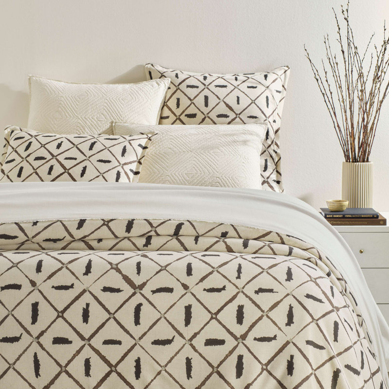 Tatum Ivory Duvet Cover, King Duvet Cover