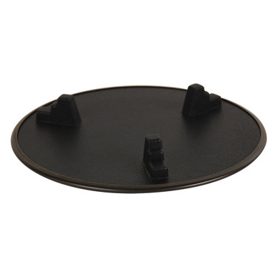 Couvercle de drain Ruvati pour évier de cuisine et broyeur à déchets - Acier inoxydable noir acier