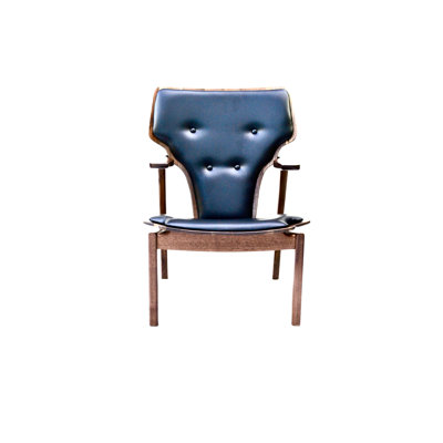London Leather Tufted Armchair
