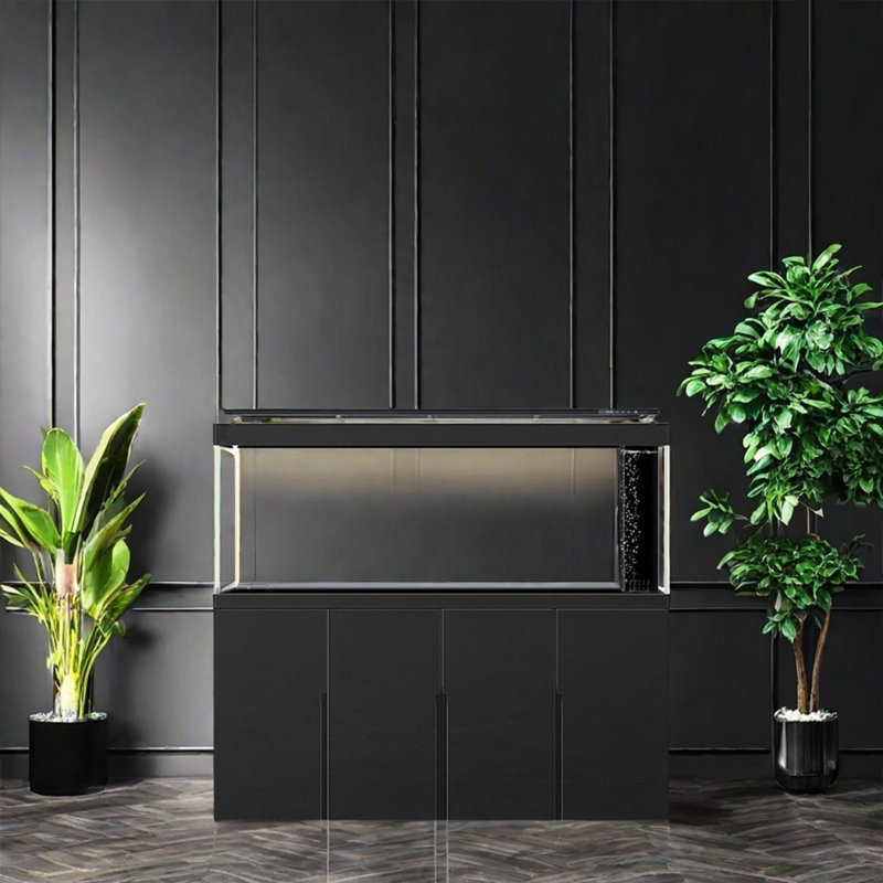 Aquarium Minimalist, 228 gallons (H 61,8 po x l 78,7 po x P 23,6 po), Noir, noir, noir, noir