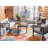 Arlethe Eucalyptus Solid Wood 4 - Person Patio Conversation Set with Cushions-2035428221-2108375898
