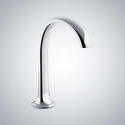 BathSelect Commercial Automatic Hands-Free Faucet – Chrome Finish with Infrared Sensor, AI Smart-Chip, Water Conservation, and Touchless Operation