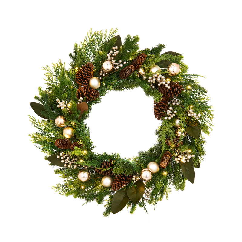 Faux 76cm Wreath