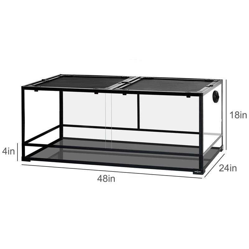 48'' x 24'' x 18'' Reptile Terrarium