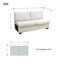 Canapé modulaire 3 pièces Ancell-34458345
