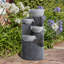 Chaison Outdoor Weather Resistant Floor Fountain with Lights