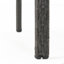 Chaise d'extérieur empilable en rotin PE avec structure en fer (ensemble de 4)
