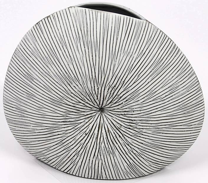 Baudilia Handmade Table Vase, Blue, 4" H x 4.7" W x 2.4" D