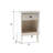 Lafever Mid-Century Modern Minimalist 1-Drawer Solid Wood Nightstands-1485287229