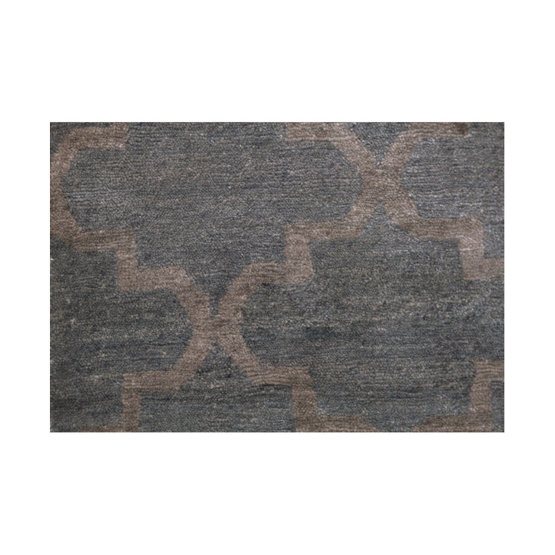 Tapis bleu de haute qualité noué à la main Windsom