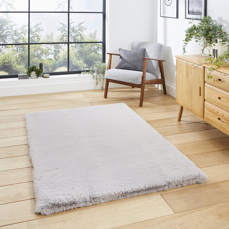 Tamar area rug Table Tufted Rectangle Silver, Rectangle 60 x 120cm