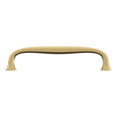 4396 Severin B 8" Appliance Pull, in Non-lacquered Brass