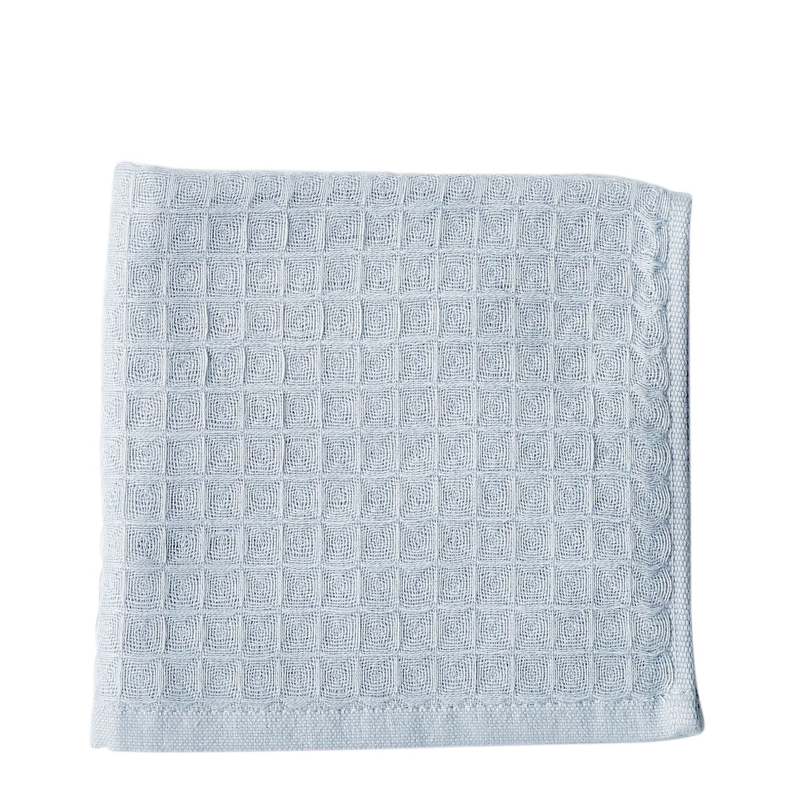 Waffle Twist Cotton Washcloth, Ocean