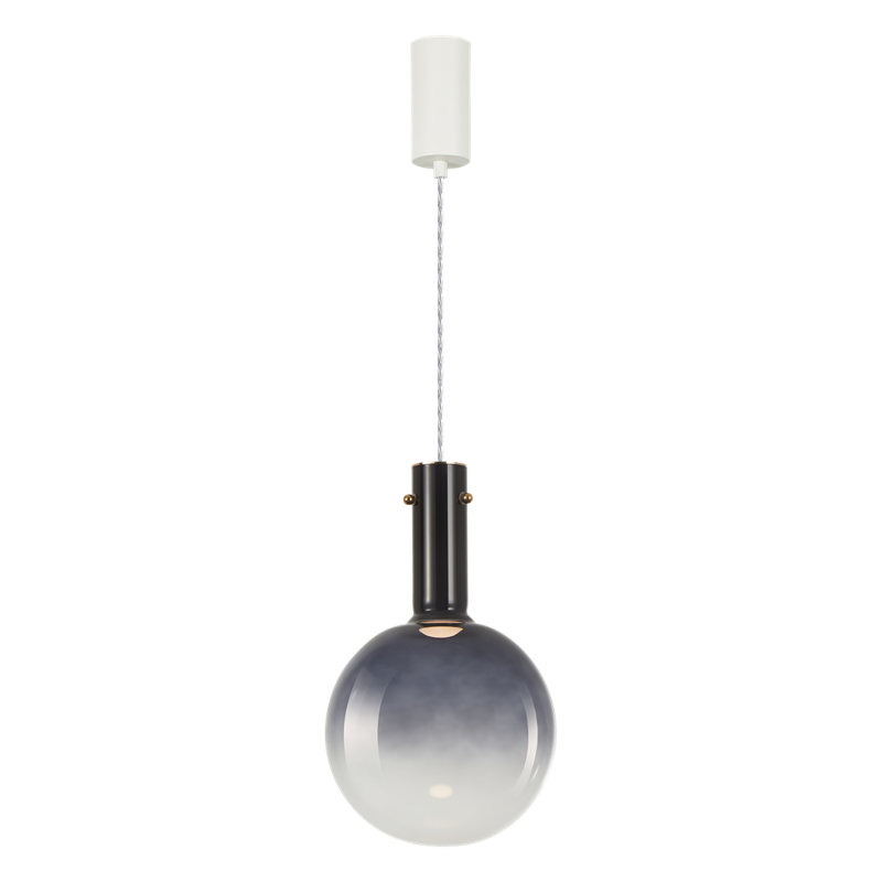 Toronto 1 - Light Sphere Pendant, White/Grey