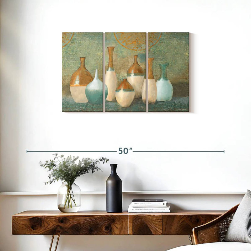 Senne Ivory Vessels, 20" H x 33" W