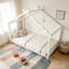 Lit de maison avec lattes de soutien, cadre de lit en bois massif pour enfants, aucun sommier et ouverture-906295728-906295730