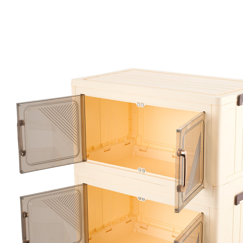 Rebrilliant Plastic Storage Tub & Tote, Walnut