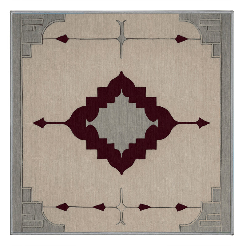 Sculpted Order Rug, Square 7'
