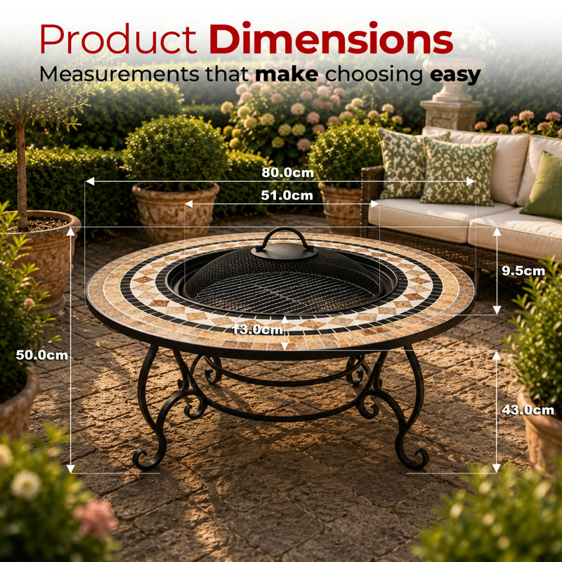 Round Iron Fire Pit