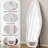 Full Length Mirror,Wooden Frame Floor Mirror,Irregular Wavy Mirror For Bedroom, Living Room, Dressing Room-1162522209