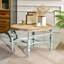 Table basse décorative en bois sculpté Accent
