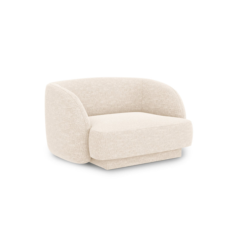 Adoraim 109Cm Wide Armchair, Light Beige 100% Structural Polyesters