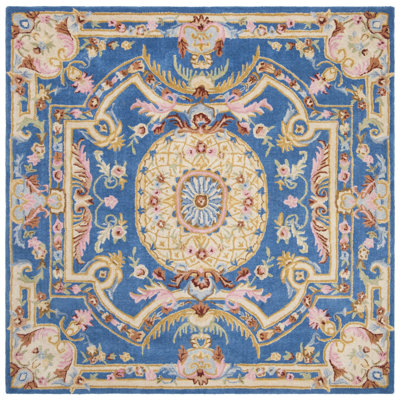 Priscila Savonnerie Hand Tufted Indian Wool And Cotton Oriental Rug