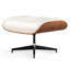Méridienne moderne avec repose-pieds, fauteuil d'appoint en cuir véritable, fauteuil inclinable ergonomique pour la chambre à coucher du salon-133329644-133329646