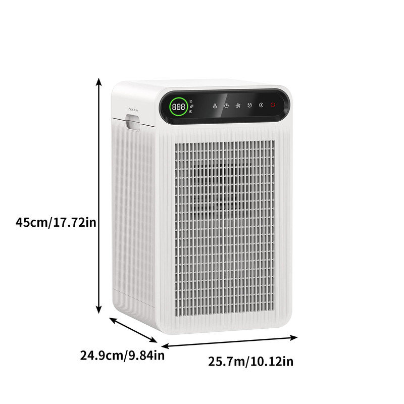 Air Purifier for Home Large Room,Up to 1800 Ft² with True HEPA Filter,Air Cleaner with Quiet Sleep Mode,High Performance