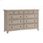Commode 9 tiroirs avec miroir Kingery-1346847612