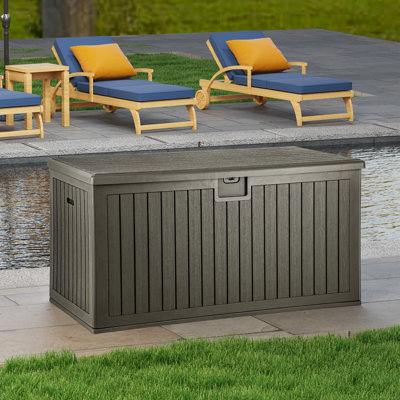 Balconera 230 Gallons Water Resistant Deck Box With Flexible Divide by Balconera
