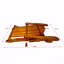 Chaise Adirondack d'intérieur ou d'extérieur, chêne pliable