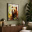 Brown Bear Stillness Boho - Print-136738198-136738199