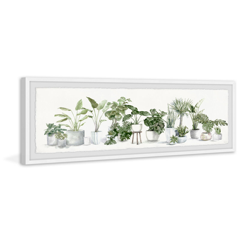 Lush Greenery by Parvez Taj - Single Picture Frame Painting, 25cmH x 76cmW