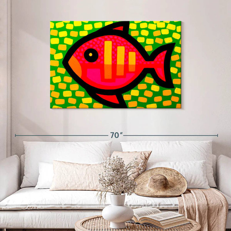 Big Fish, 30" H x 45" W