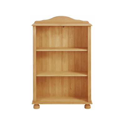 Mette 116cm H x 77cm W Solid Wood Standard Bookcase