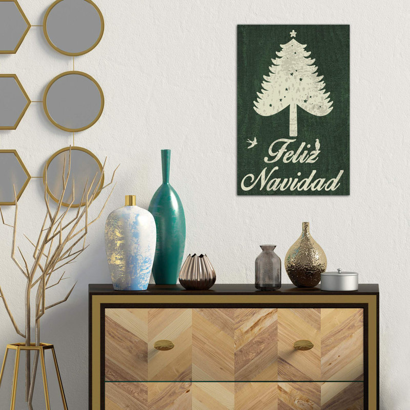 Navidad by Erin Clark - Wrapped Canvas Print, 101.6 cm H x 66.04 cm W x 1.91 cm D