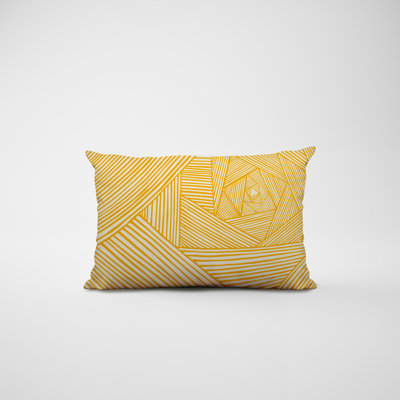Polyester / Mélange de polyester Housse de coussin rectangulaire intérieure / extérieure lombaire et insert